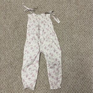 Jamie Kay Floral Jumpsuit - White and Pink